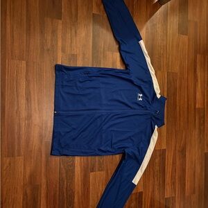 Under Armour Men's Blue and White Jacket